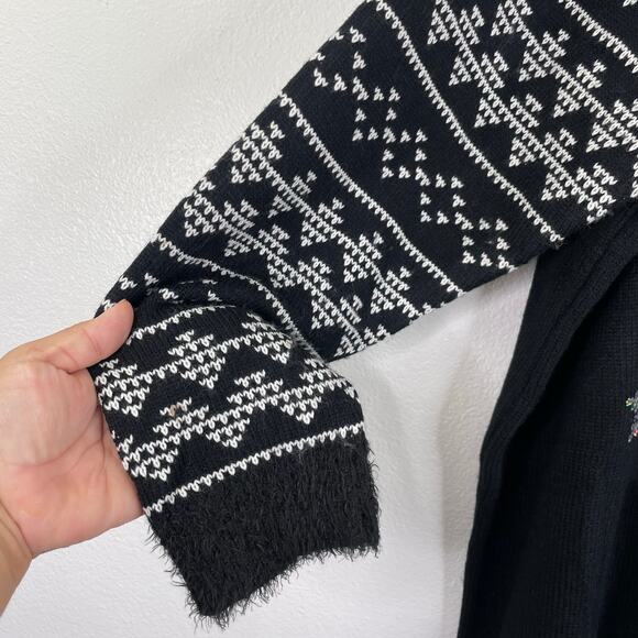 Holiday Time Christmas Ugly Knit Sweater Sequin Reindeer Women's 3X - Picture 6 of 12